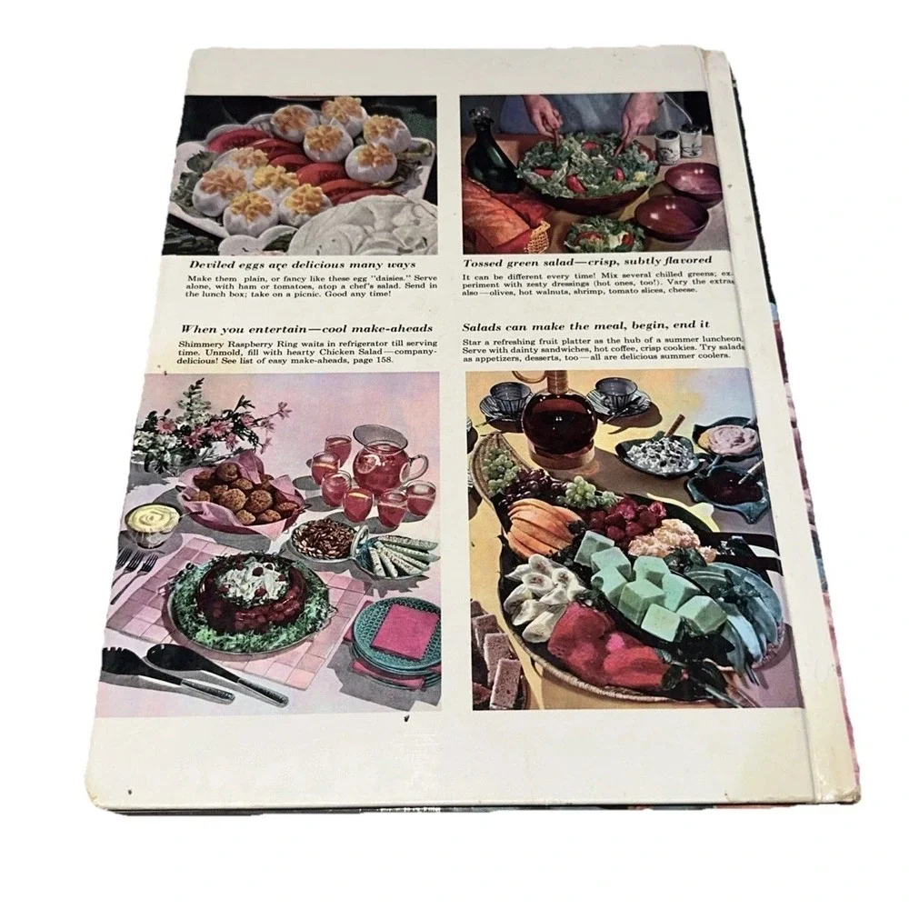 Vintage‎ Better Homes And Gardens Salad Book Cookbook